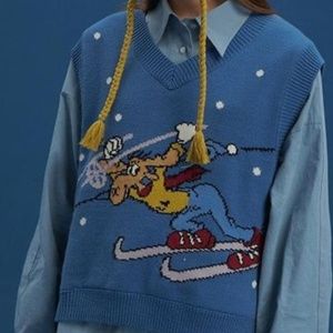 KINA AND TAM SKIING MOOSE VEST